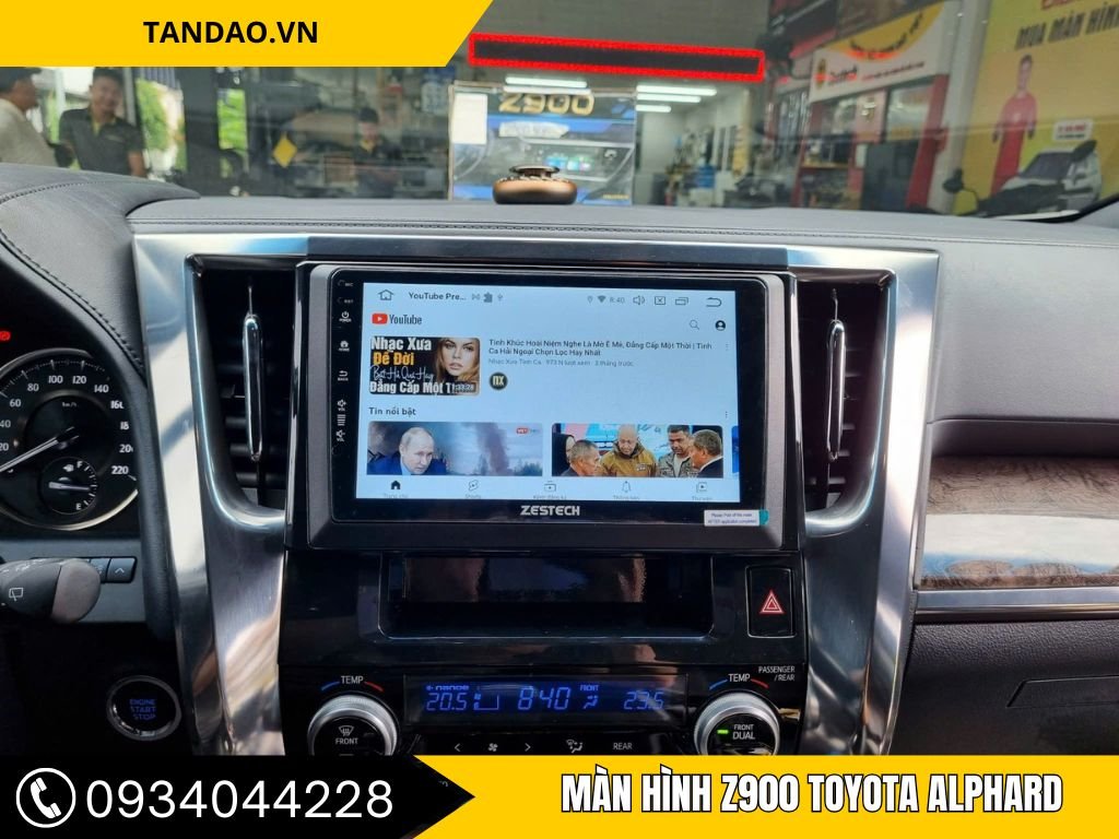 Màn hình Z900 Toyota Alphard
