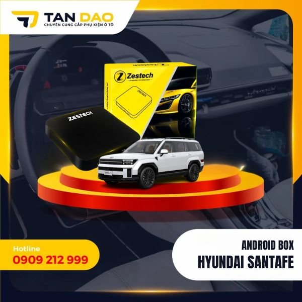 Android Box Cho Xe Hyundai Santafe