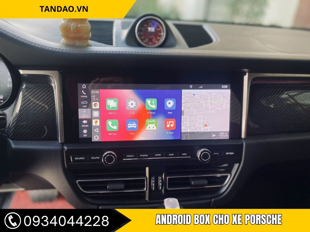 android box cho xe porsche