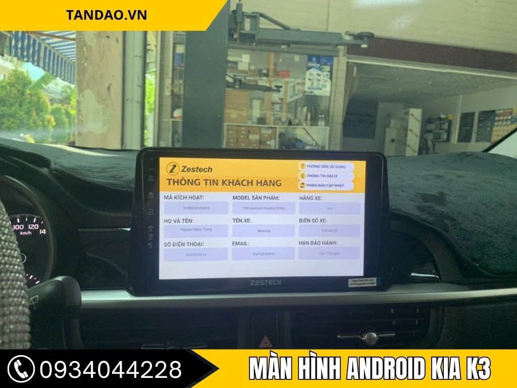 Màn Hình Android KIA K3