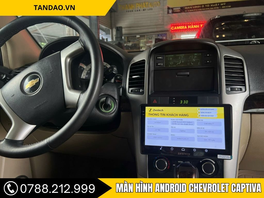 Màn Hình Android Chevrolet Captiva