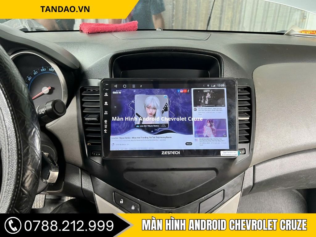 Màn Hình Android Chevrolet Cruze