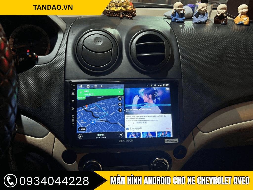 Màn Hình Android Chevrolet Aveo