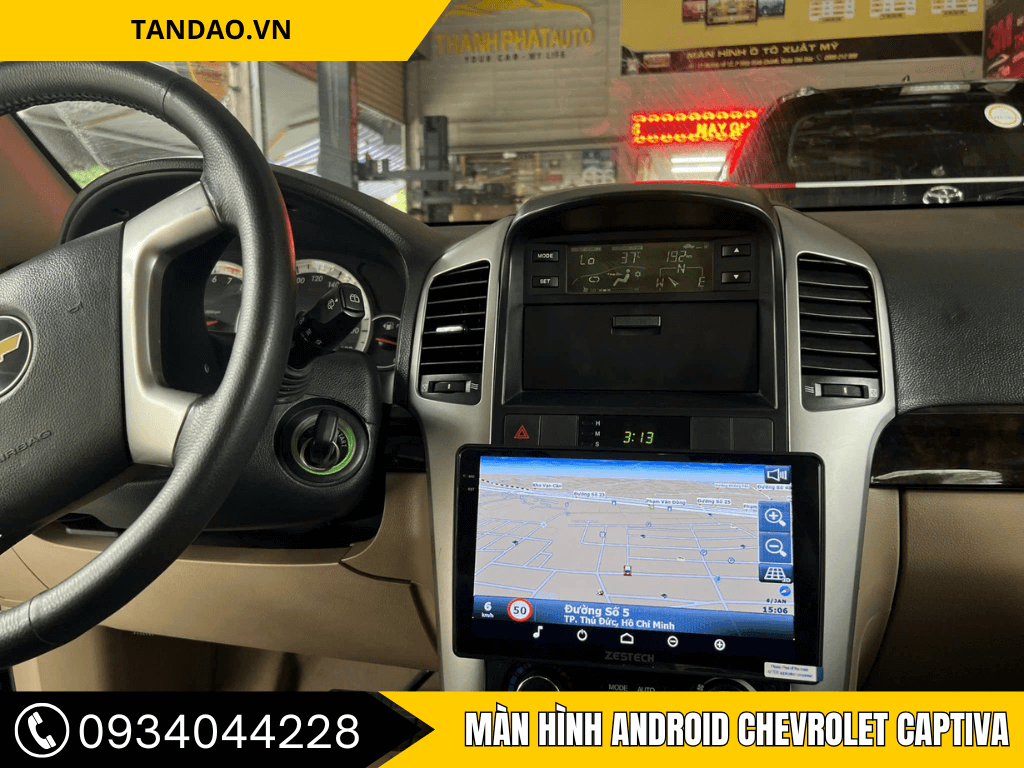 Màn Hình Android Chevrolet Captiva