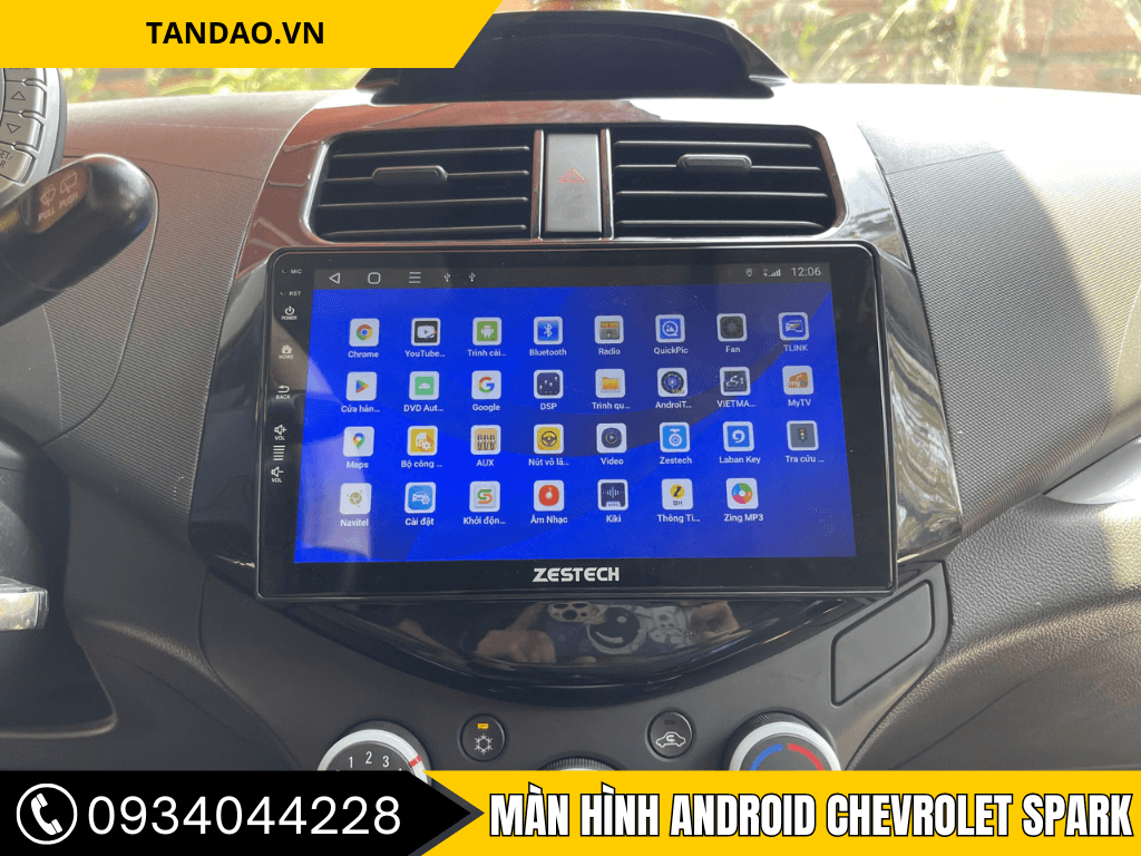 Màn Hình Android Chevrolet Spark