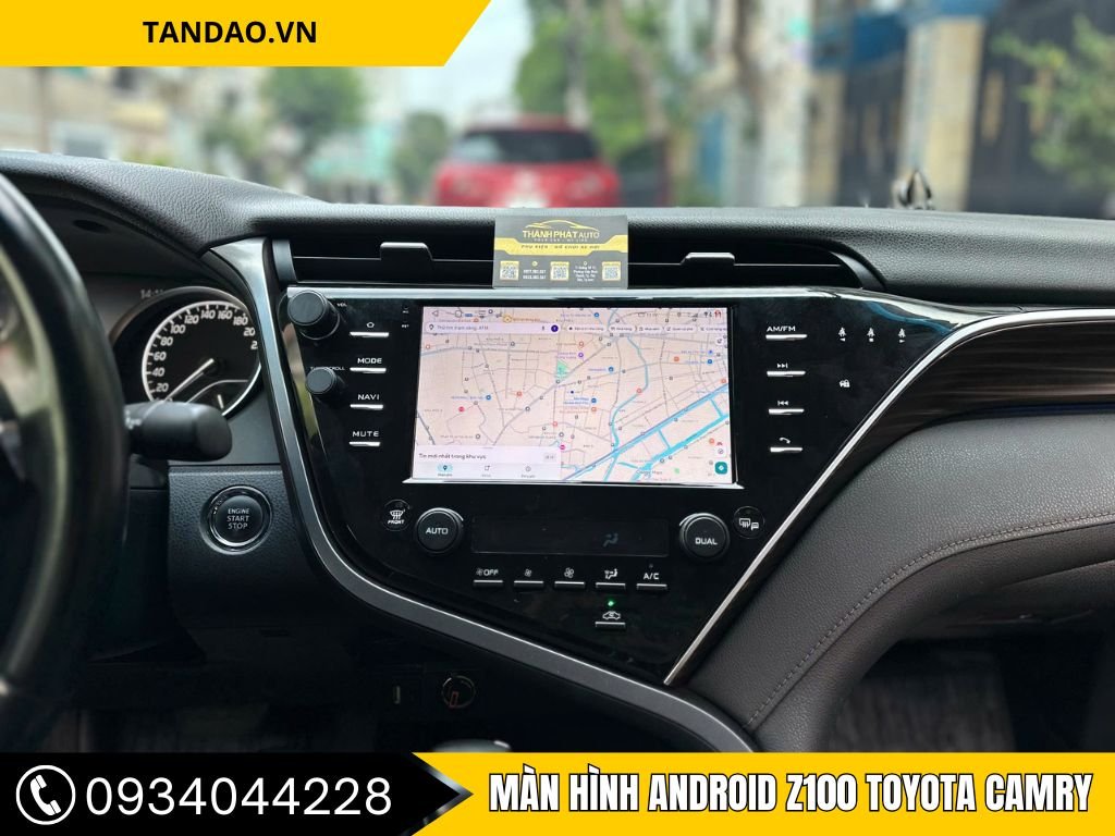 Trải Nghiệm Màn Hình Android Z100 Xe Toyota Camry - Hiện Đại