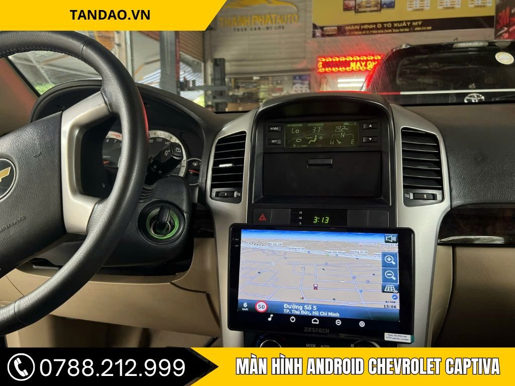 Hình Ảnh Màn Hình Android Chevrolet Captiva 2008, 2009, 2010, 2011, 2012