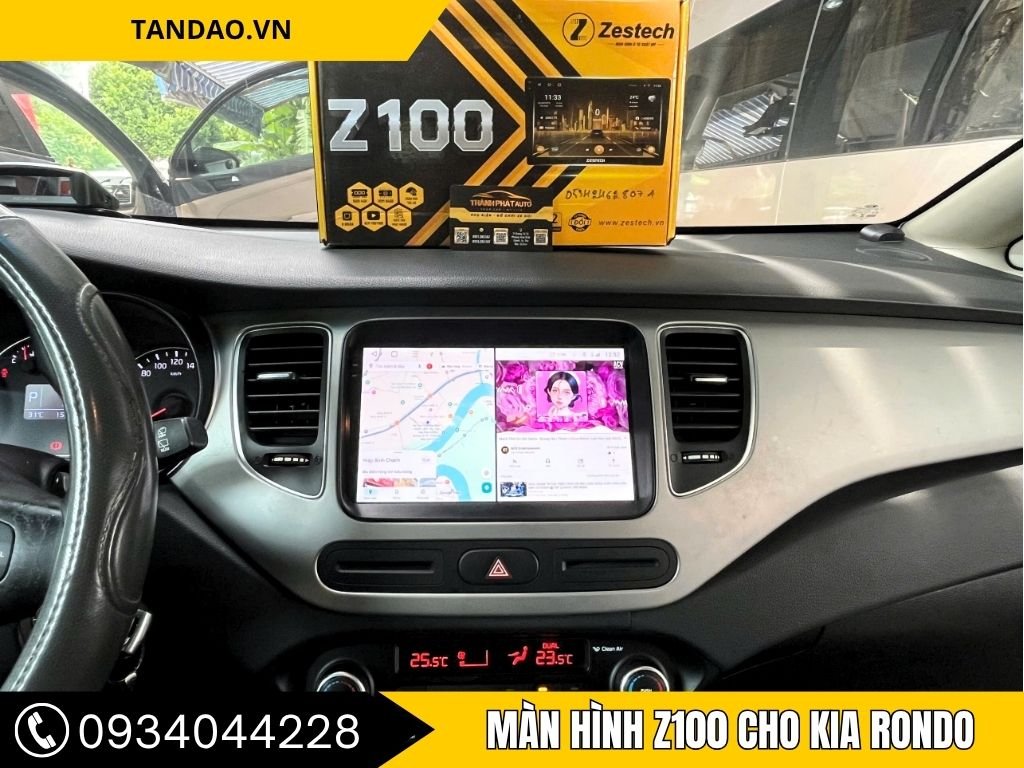 Màn Hình Z100 Kia Rondo 2016