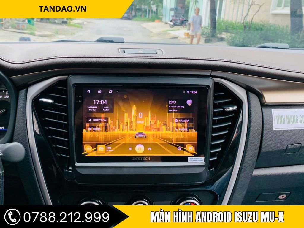 Màn Hình Android Cho Xe Isuzu Mu-X