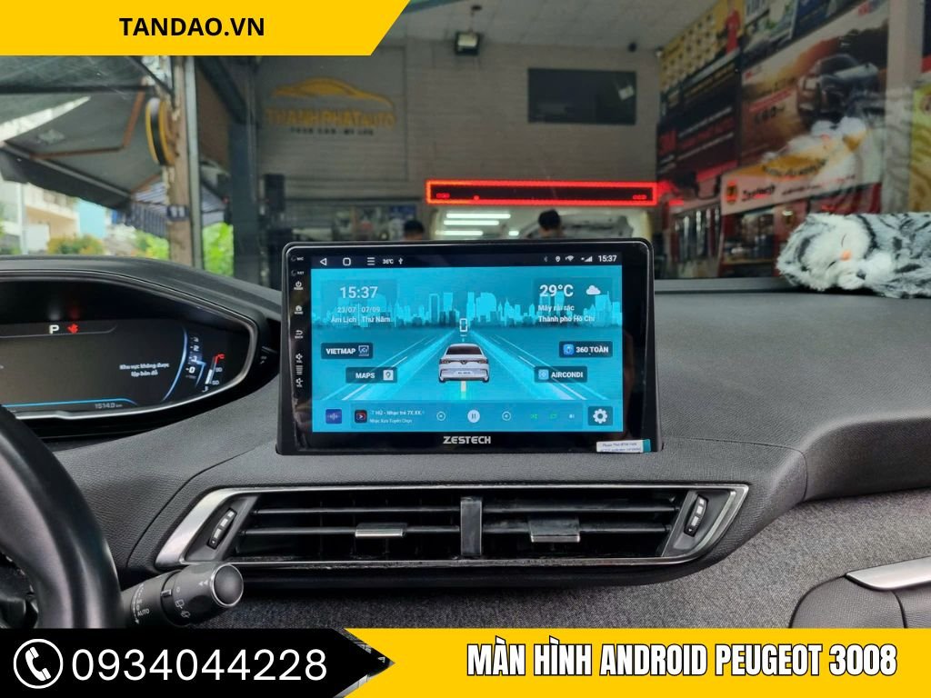 Màn hình Android Peugeot 3008