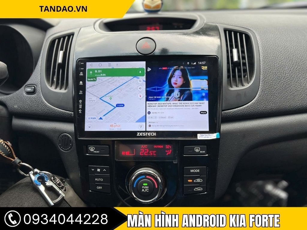 Màn Hình Android Kia Forte
