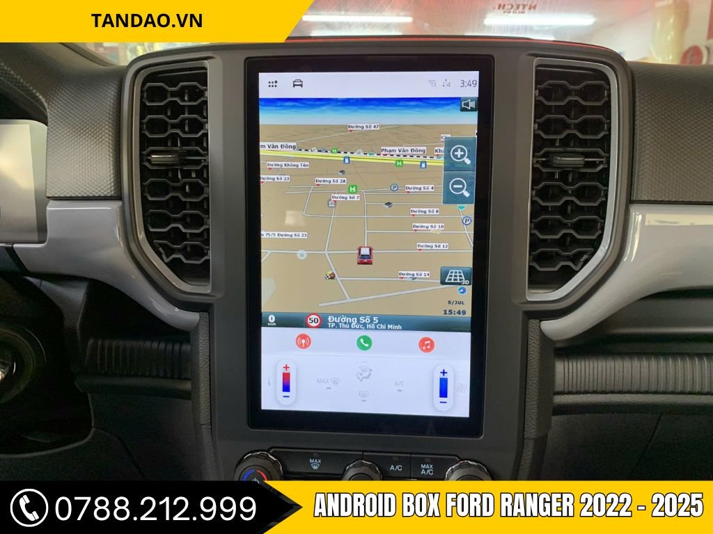 Android Box Ford Ranger 2022-2025