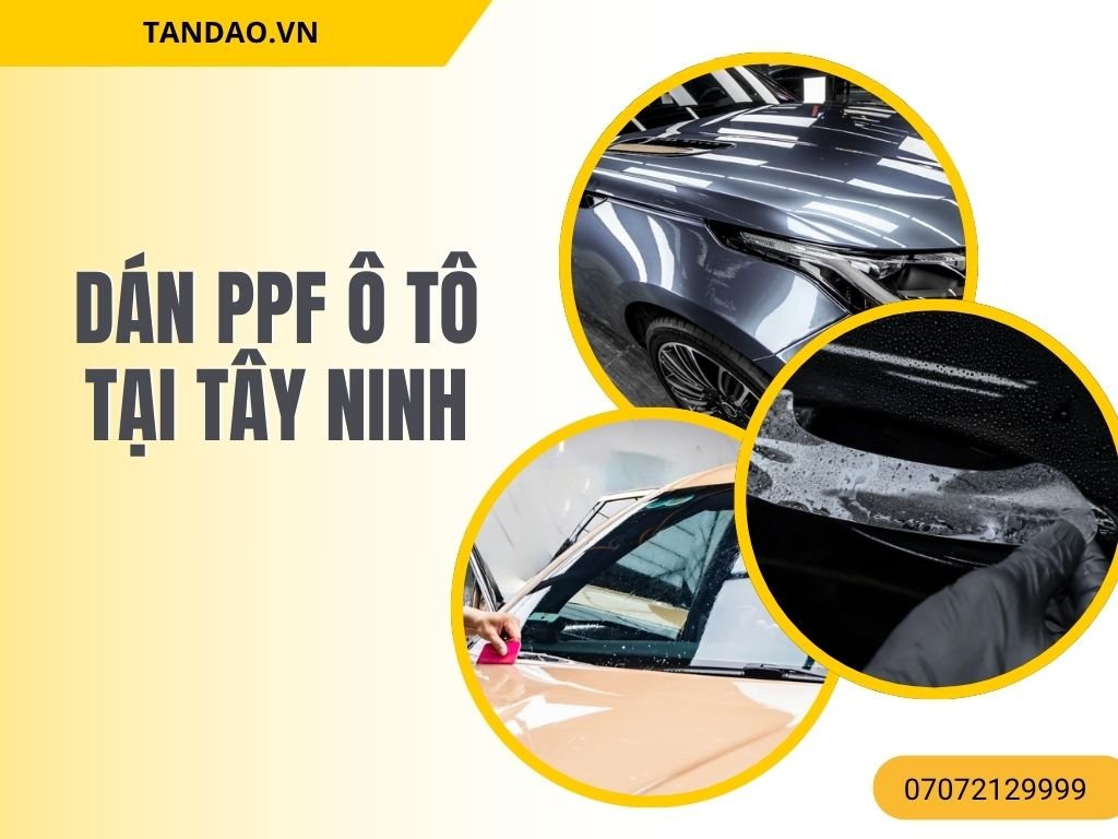 Dịch vụ dán PPF ô tô tại Tây Ninh tại Thành Phát Auto giúp bảo vệ lớp sơn xe khỏi các va quẹt nhẹ, bụi bẩn và tác động từ môi trường. Chúng tôi cung cấp giải pháp dán PPF chính hãng giúp xe giữ được độ mới và bền đẹp lâu dài.