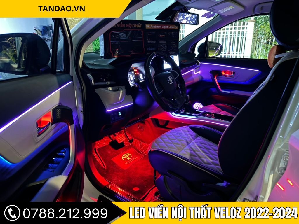 Led Viền Nội Thất Ô Tô Veloz 2022 - 2024