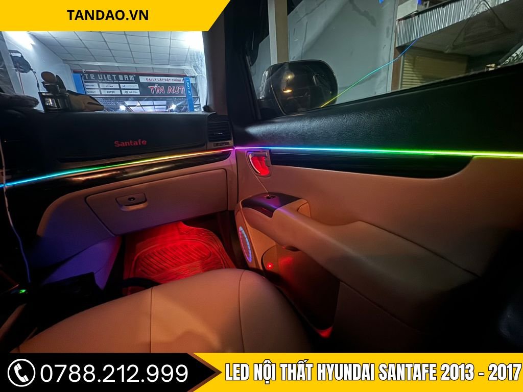 LED Viền Hyundai SantaFe 2013–2017