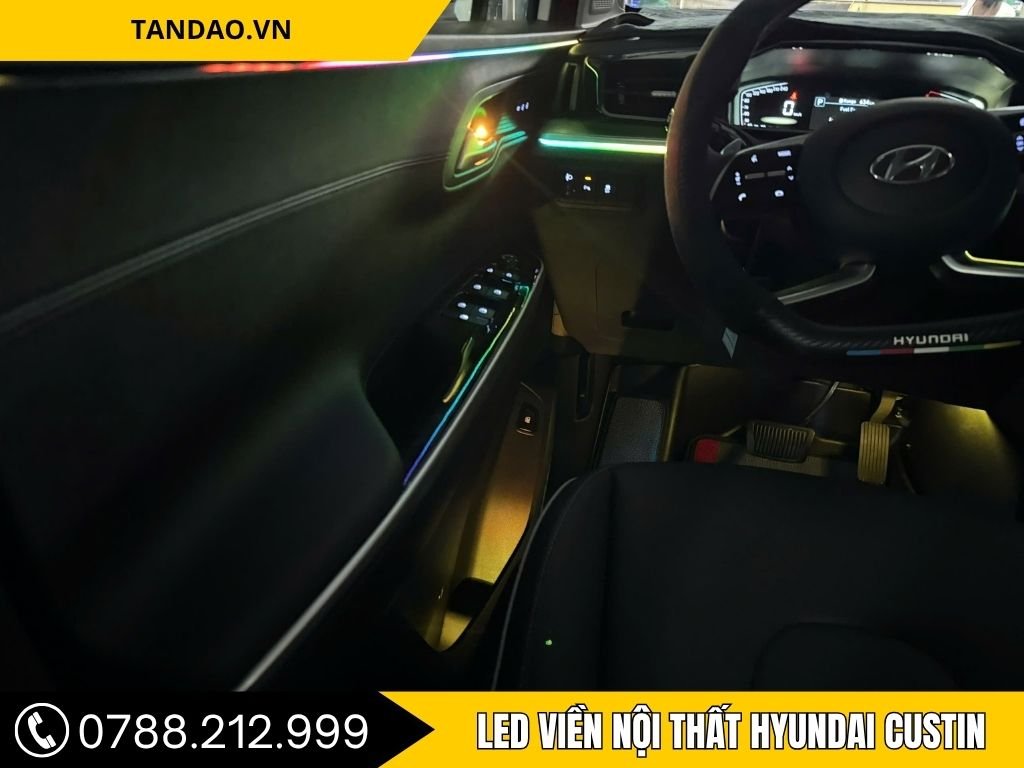 Led Viền ô tô Hyundai Custin