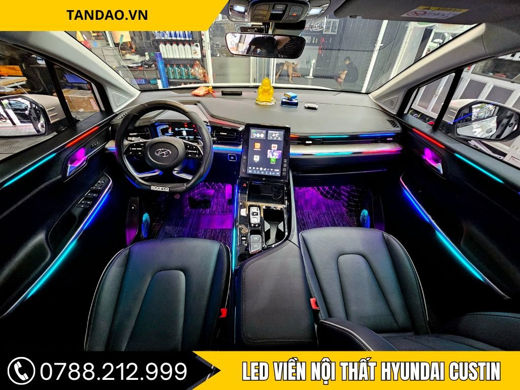 Led Viền ô tô Hyundai Custin