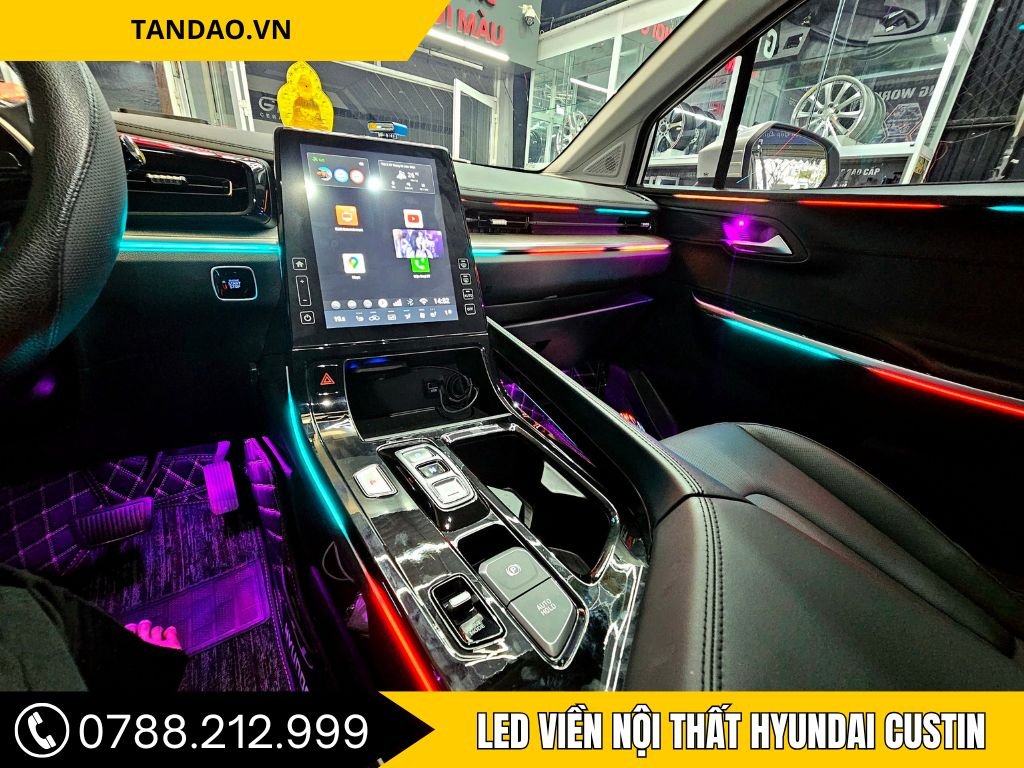 Led Viền Nội Thất Hyundai Custin
