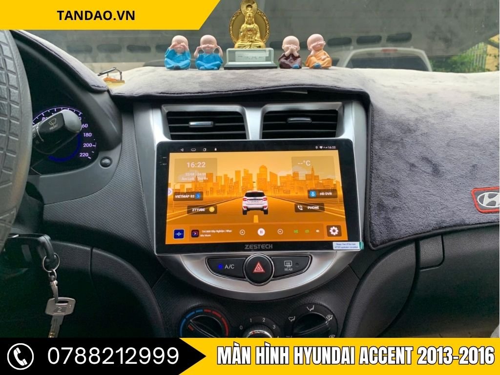 Màn hình Android Zestech cho Hyundai Accent 2014 giúp bạn dễ dàng kết nối các ứng dụng giải trí như YouTube, Google Maps, và nhiều ứng dụng hữu ích khác. Đây là sự lựa chọn lý tưởng cho những ai muốn cập nhật công nghệ hiện đại cho xe của mình.