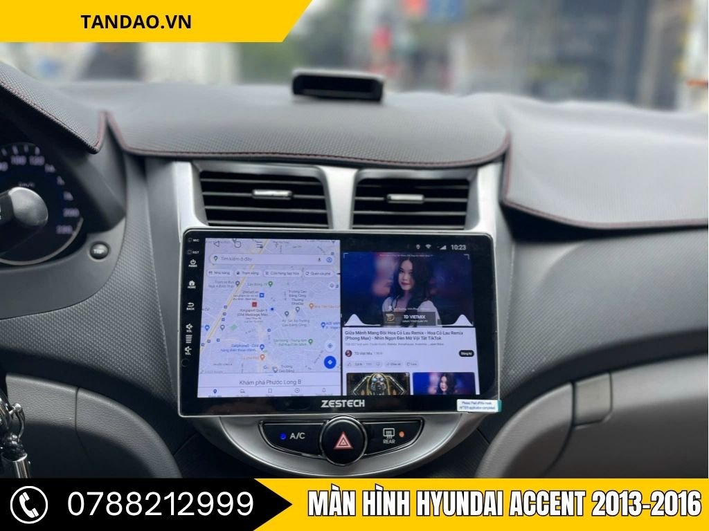 Màn hình Android Zestech cho Hyundai Accent 2013 không chỉ giúp bạn dễ dàng truy cập vào các ứng dụng như YouTube, mà còn hỗ trợ dẫn đường chính xác với Vietmap. Với màn hình sắc nét và giao diện trực quan, mọi chuyến đi của bạn sẽ thêm phần tiện nghi và thú vị.