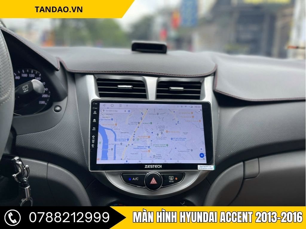 Trang bị màn hình Android Hyundai Accent 2015 mang đến không gian giải trí hiện đại với các tính năng vượt trội như dẫn đường Vietmap, xem YouTube, và kết nối các ứng dụng khác. Màn hình cảm ứng sắc nét và giao diện dễ sử dụng giúp bạn lái xe an toàn và thú vị hơn bao giờ hết.