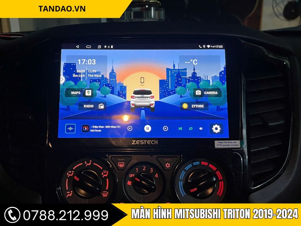 Màn Hình Android Mitsubishi Triton 2019-2024