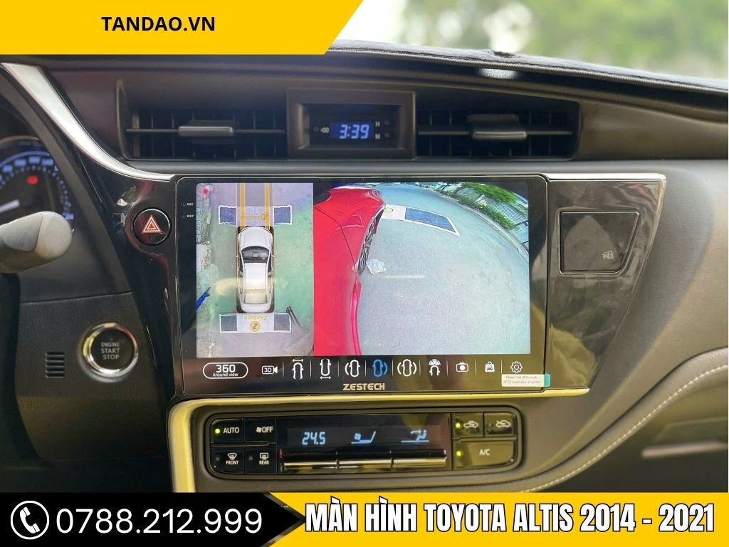 Màn Hình Android Ô Tô Tại Nhơn Trạch cho Xe Toyota Altis 2014 - 2021