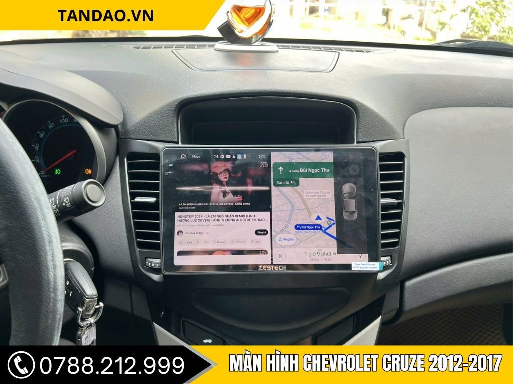 Màn Hình Chevrolet Cruze 2012–2017