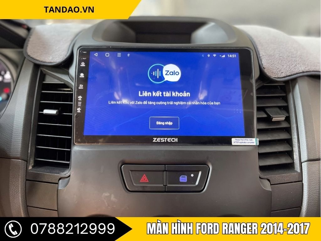 ới Màn Hình Android Ford Ranger 2014-2017, việc sử dụng Zalo hoặc các ứng dụng xã hội trở nên thuận tiện và an toàn hơn, giúp bạn duy trì sự kết nối mà không bị phân tâm khi lái xe.