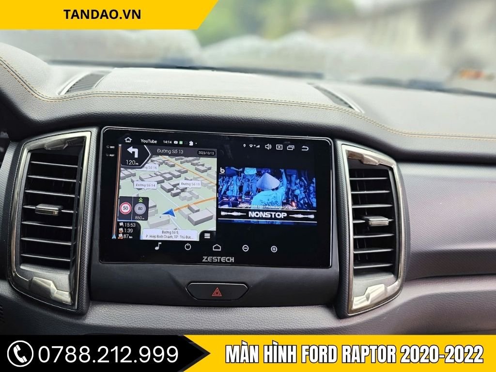 Màn Hình Android Ford Raptor 2020-2022