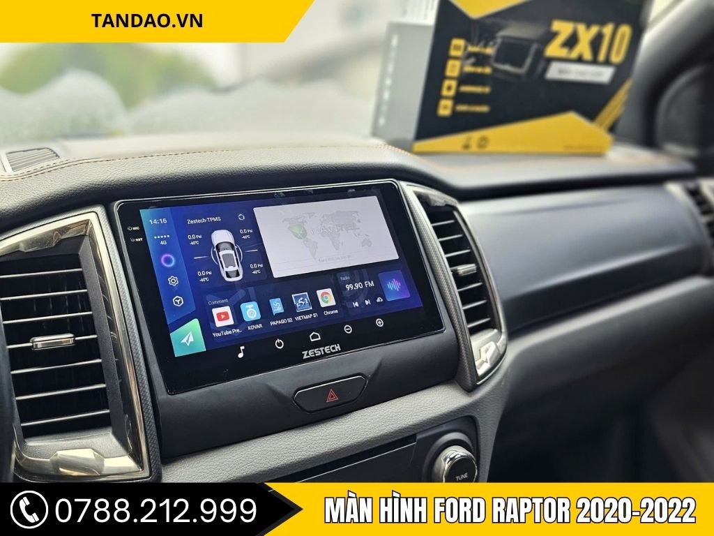 Màn Hình Android Ford Raptor 2020-2022