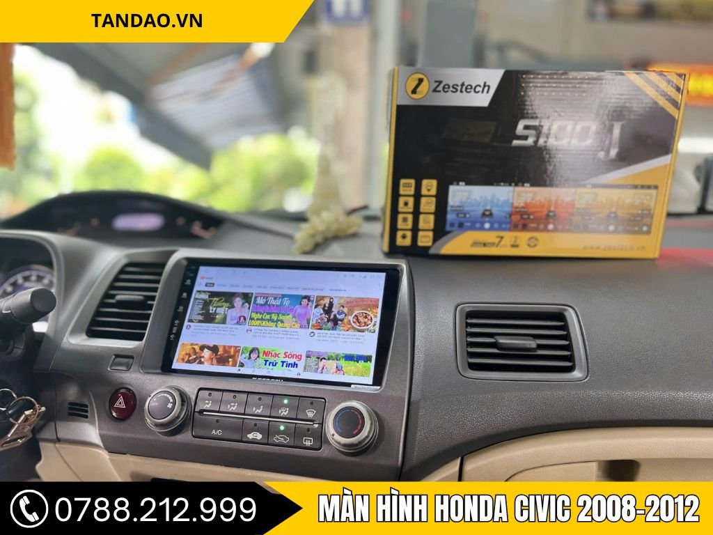 Màn Hình Android Honda Civic 2008 – 2012