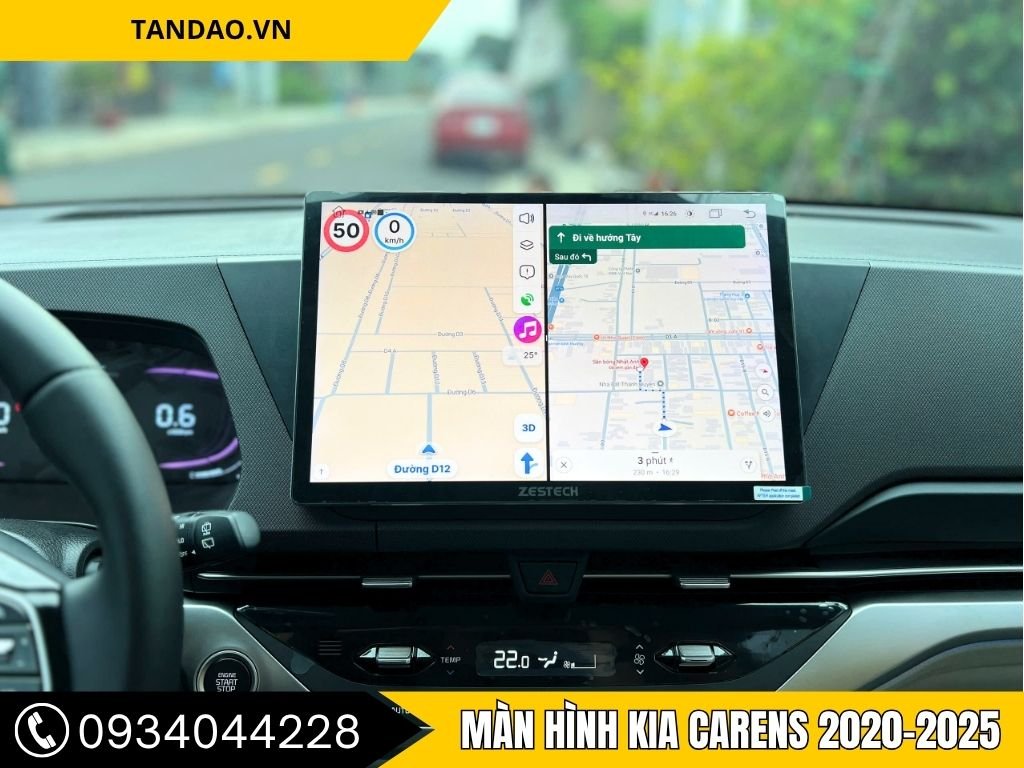 Màn hình Android Kia Carens 2020 được thiết kế để dễ dàng lắp đặt và tương thích hoàn hảo với hệ thống điện của xe.