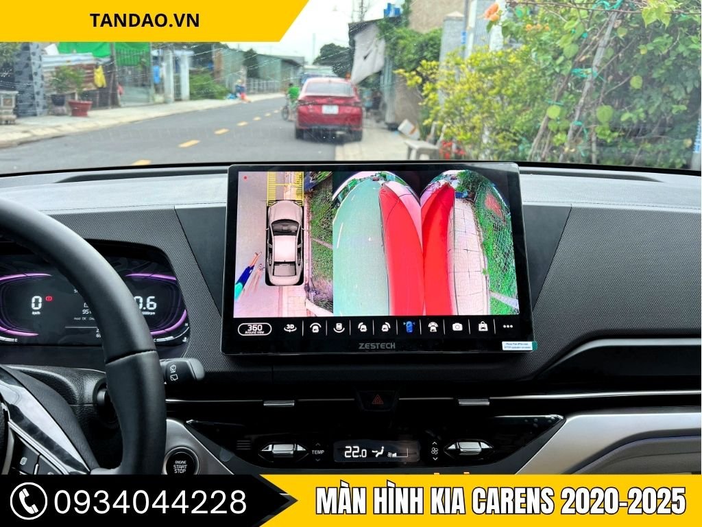 Màn Hình Android Kia Carens 2022 giúp nâng cấp hệ thống giải trí cho chiếc MPV