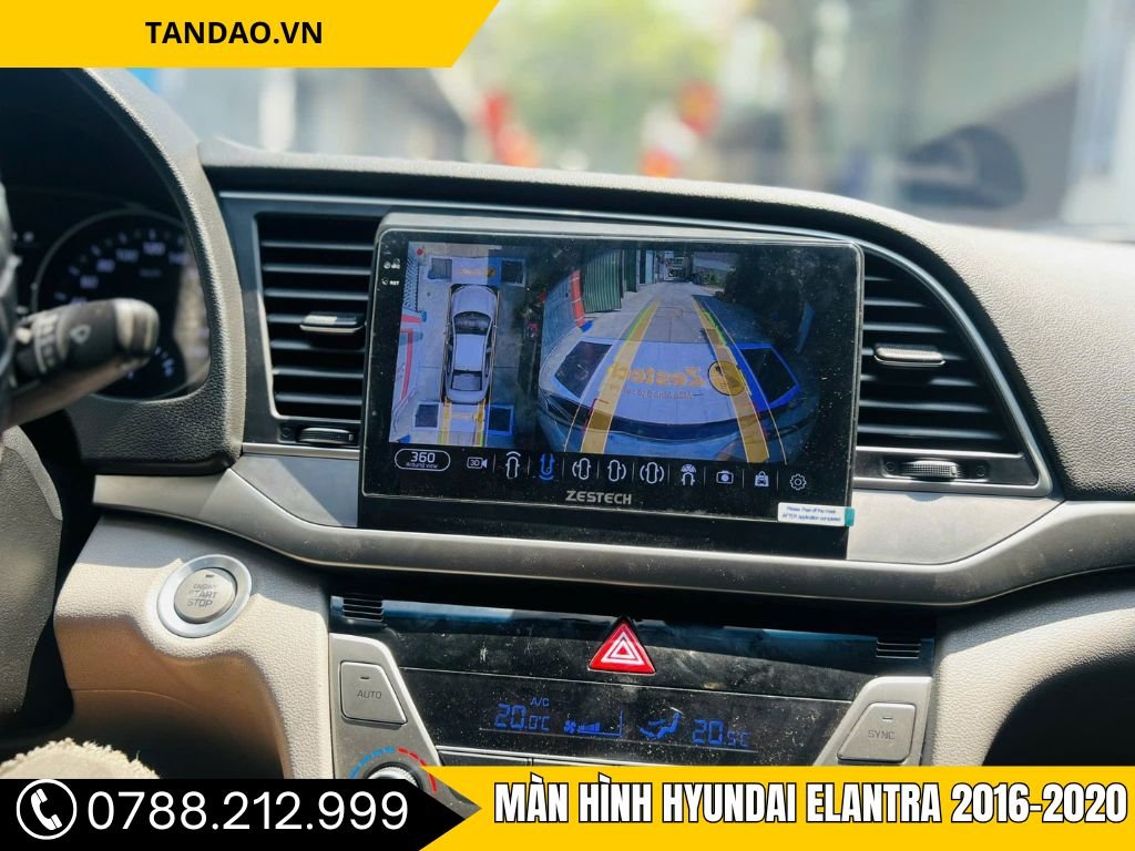 Màn hình Android Hyundai Elantra 2016‑2020