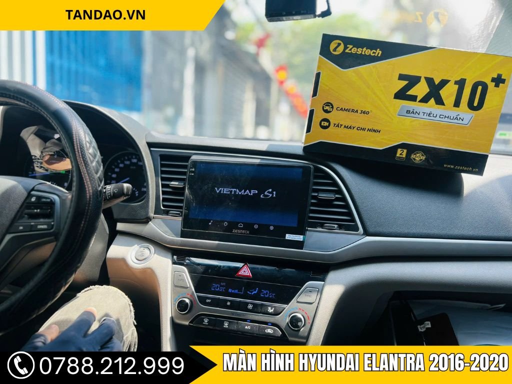 Màn hình Android Hyundai Elantra 2016-2020 - Nâng cấp màn hình Android Thanh Phát Auto chuyên lắp đặt màn hình Android ô tô tại Đồng Nai.”