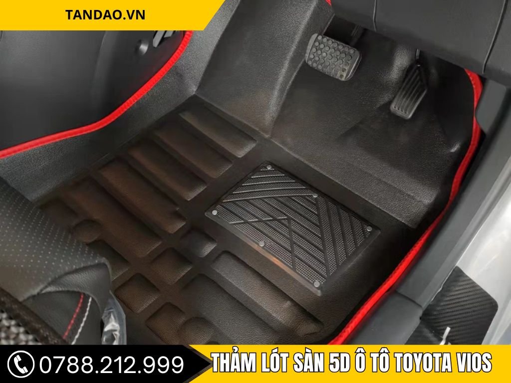 Hình ảnh thảm lót sàn được lắp đặt tại trung tâm phụ kiện ô tô tại Biên Hòa,