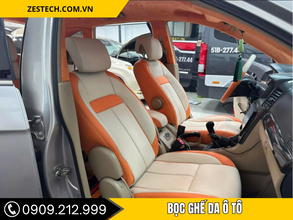 Bọc Ghế Da Ô Tô tại Long Thành - Thiết Kế Sang Trọng Với Gam Màu Tươi Mới