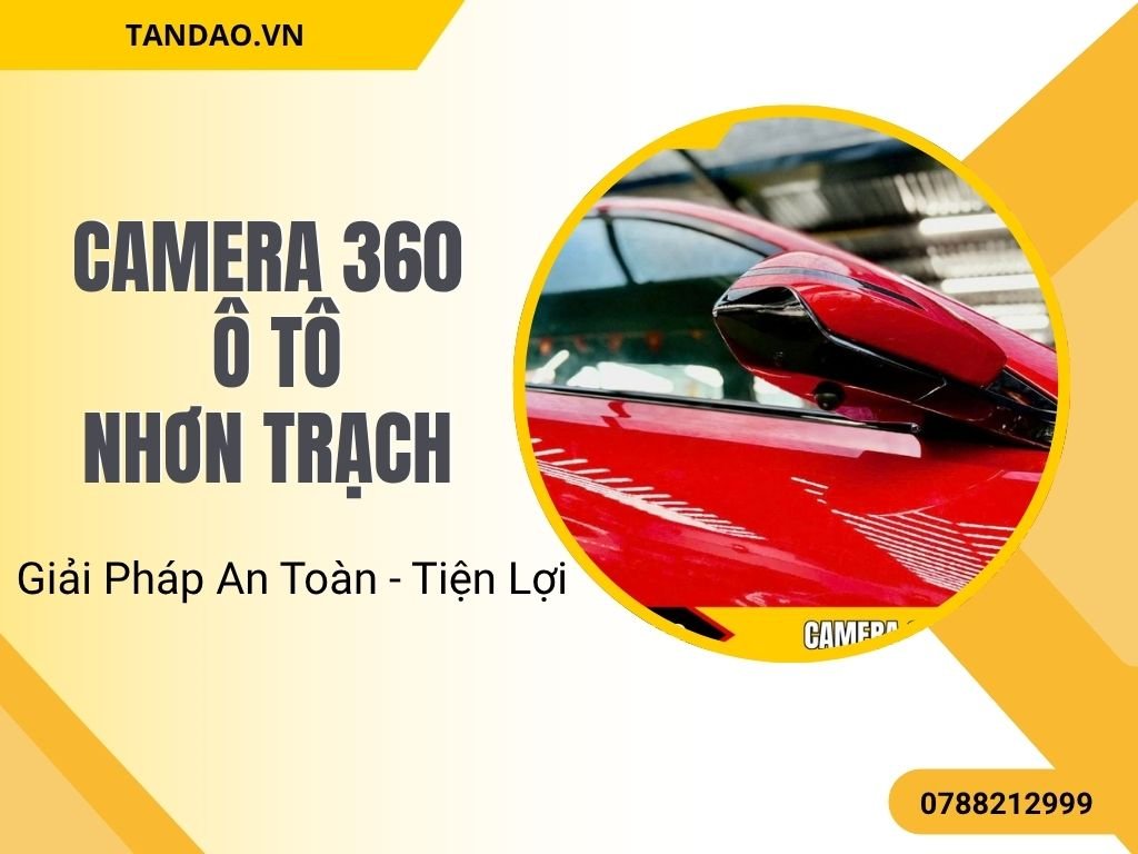 Camera 360 ô tô tại Nhơn Trạch này có hình ảnh chất lượng cao, giúp bạn có cái nhìn rõ ràng về các vật thể xung quanh xe. Trong ảnh, bạn có thể thấy rõ các góc nhìn phía trước và phía sau, cùng với hai bên xe, giúp tài xế dễ dàng nhận diện và tránh được các vật cản khi đỗ xe.