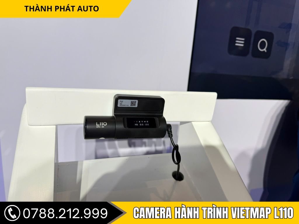 Camera Hành Trình VietMap L110 Cho Ô Tô – Ghi Hình 2K, Kết Nối Wi-Fi 6 Hiện Đại