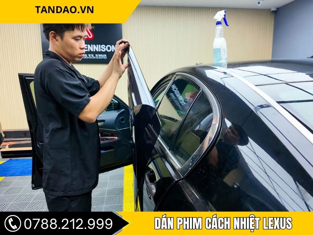 Dán phim cách nhiệt ô tô tại Vũng Tàu – Quá trình dán phim cho cửa kính xe giúp giảm nhiệt và bảo vệ sức khỏe