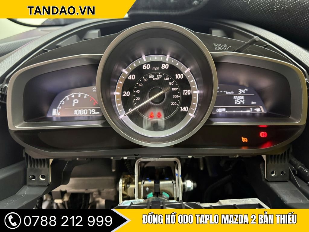 Đồng hồ ODO Taplo Mazda 2 bản thiếu