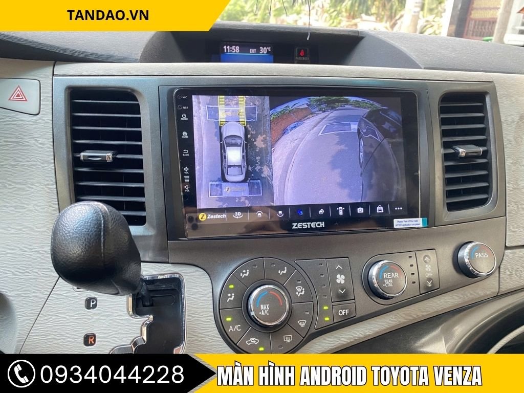 Màn Hình Android Toyota Venza