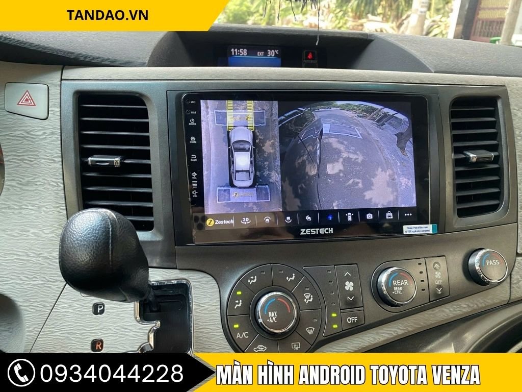 Màn Hình Android Toyota Venza