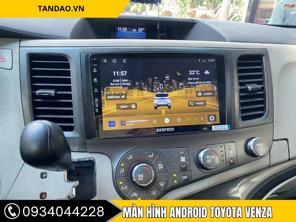 Màn Hình Android Toyota Venza