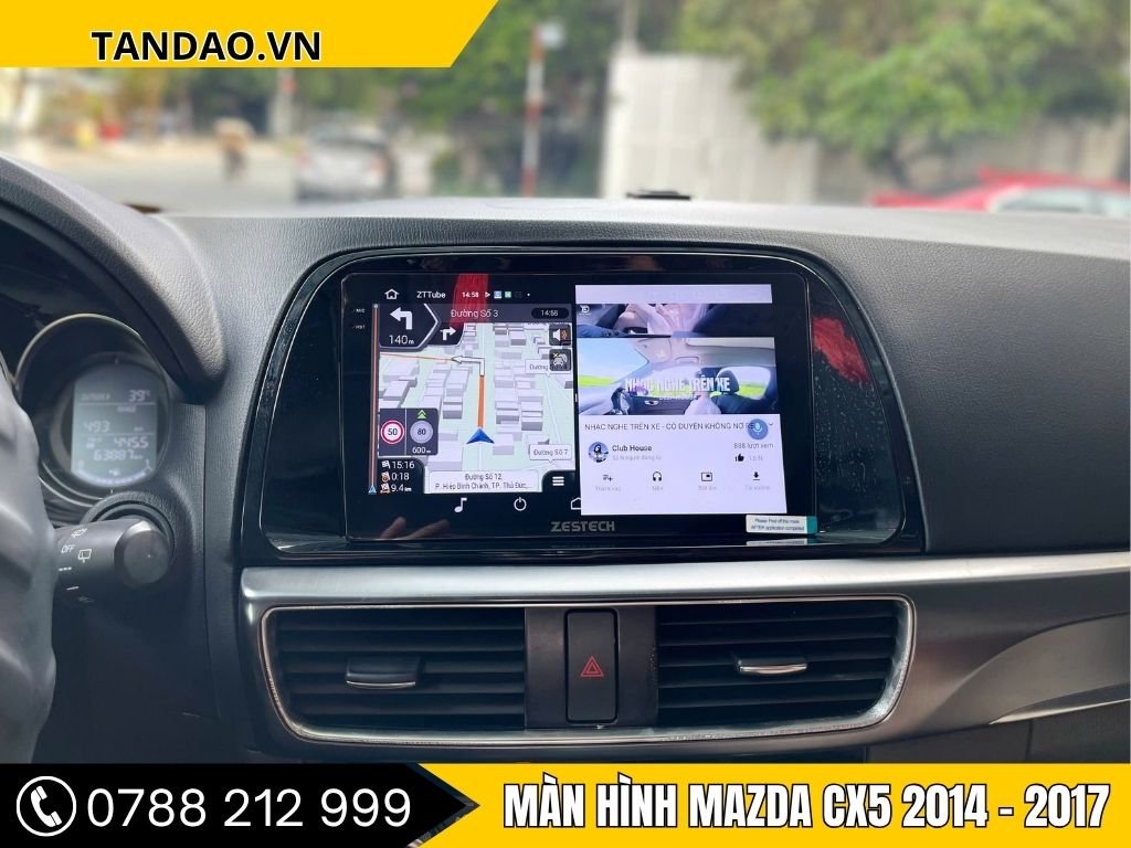 Màn hình Mazda CX5 2016