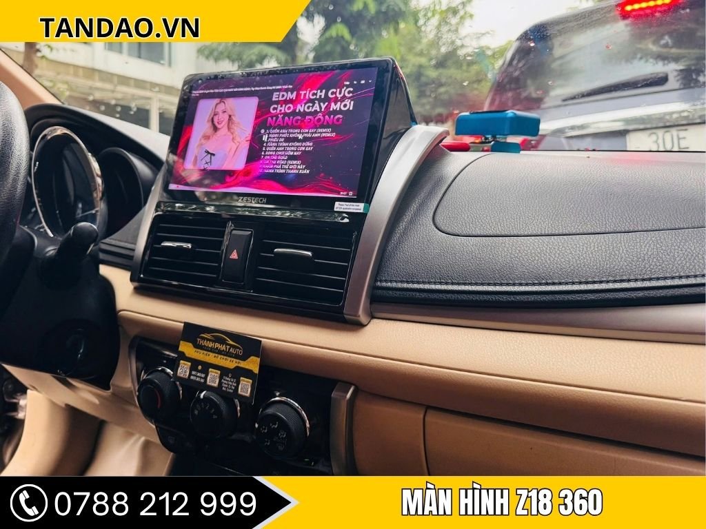 Màn hình Z18 360 Cho Xem Vios 2016