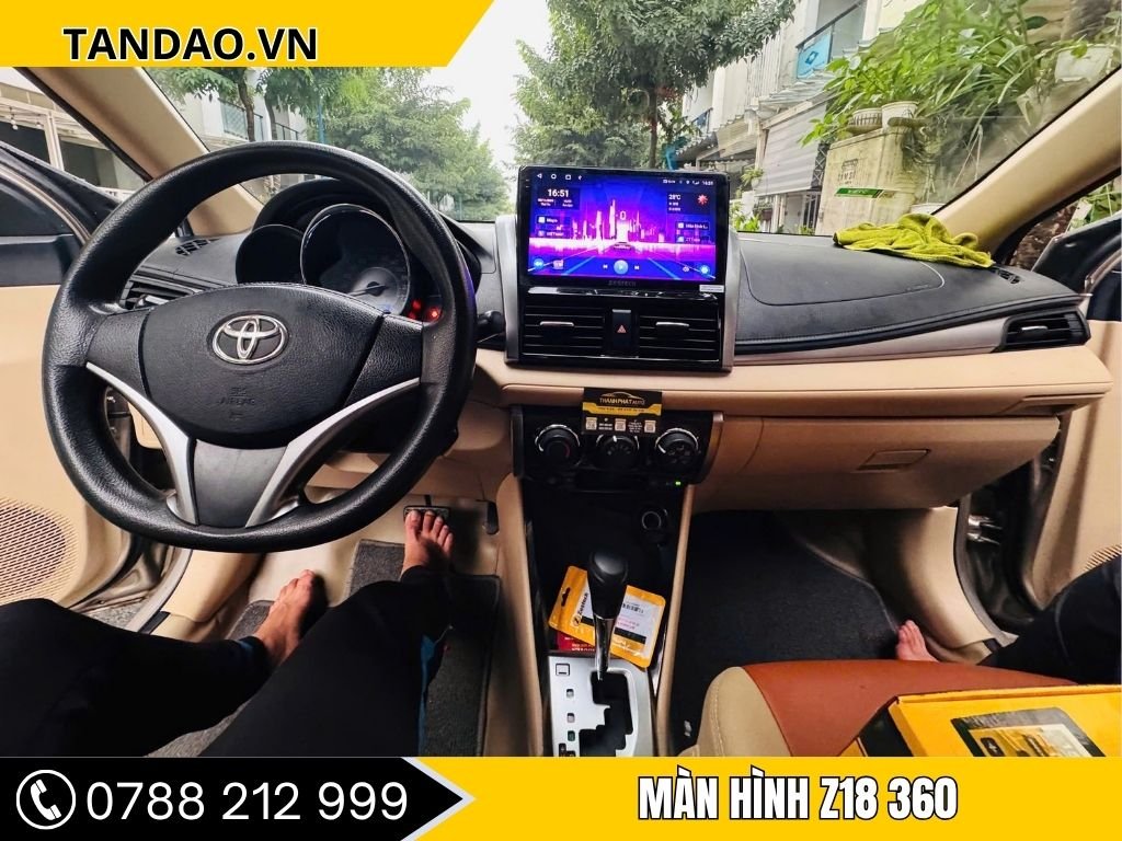 Màn hình Z18 360 Cho Xem Vios 2016