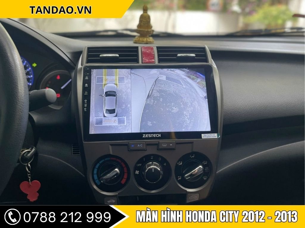 Trung Tâm Phụ Kiện Ô Tô Nhơn Trạch_Lắp đặt màn hình android cho Honda City