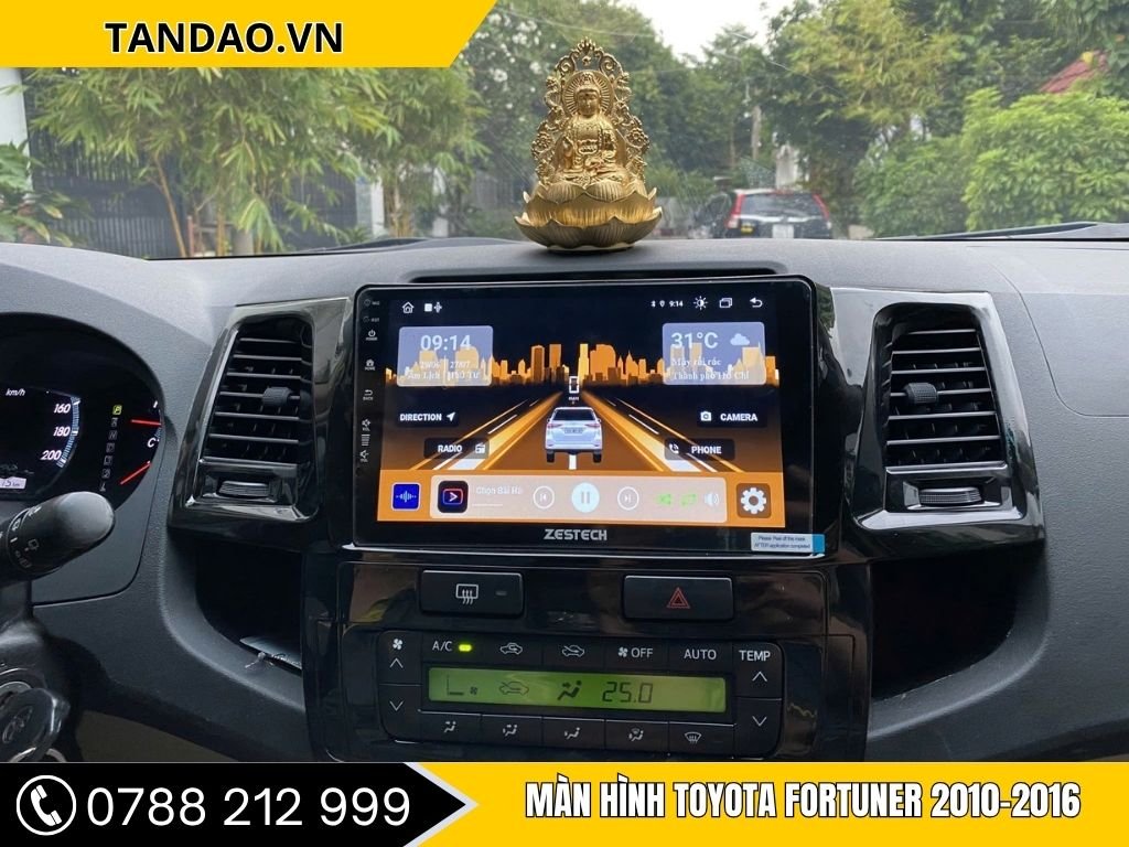 Màn hình Android Toyota Fortuner 2010-2016